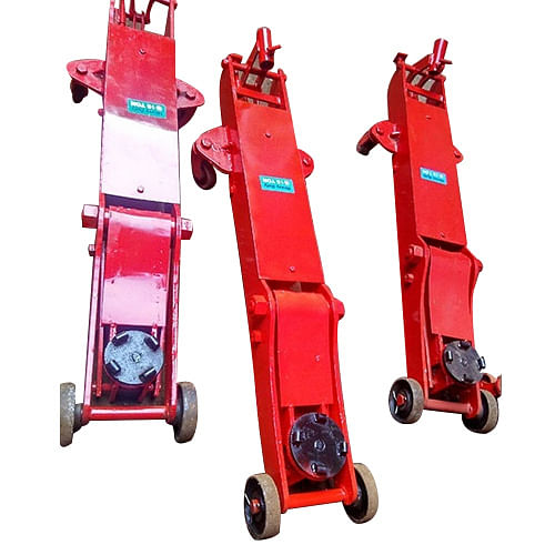 Mild Steel 5 Ton Hydraulic Trolley Floor Jack, For Garage