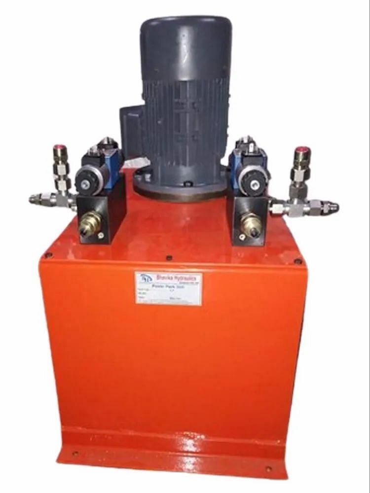 Mild Steel 5.5hp Hydraulic Power Pack, For Industrial