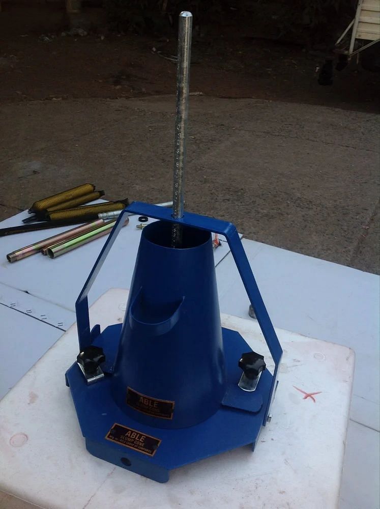 Mild Steel Able Slump Test Apparatus, For Consrution, Size: 15cm