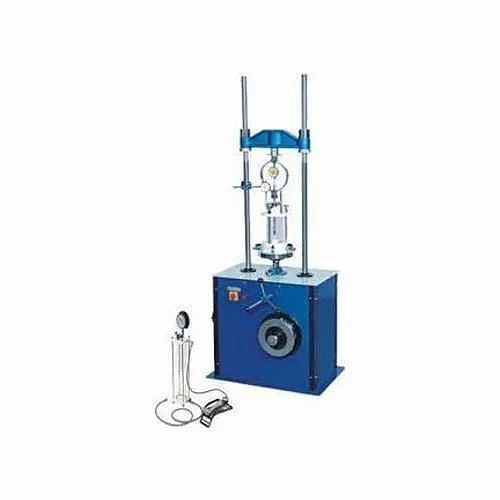 Mild Steel Analog Triaxial Shear Test Apparatus, For Laboratory, Capacity: 50 Kn