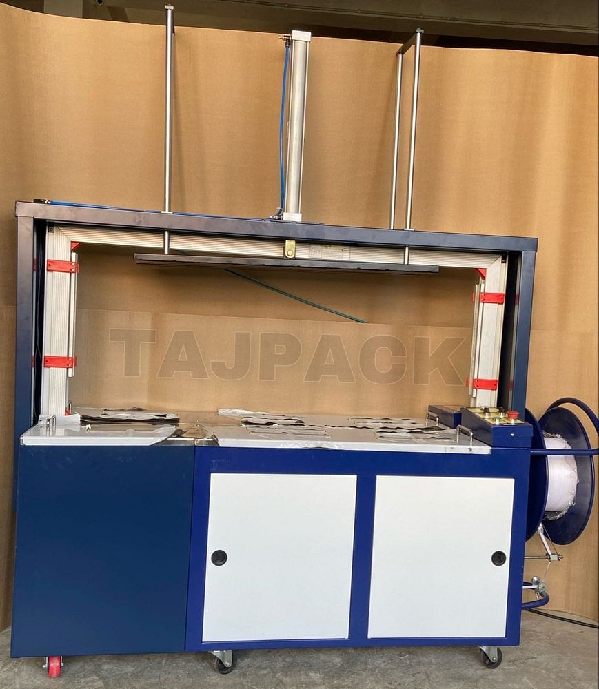 Mild Steel Auto Strapping Machine With Top Press, Heat Sealing, Good