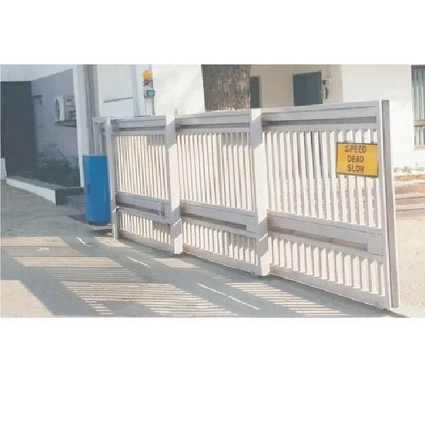 Mild Steel Automatic Telescopic Sliding Gate, For Home