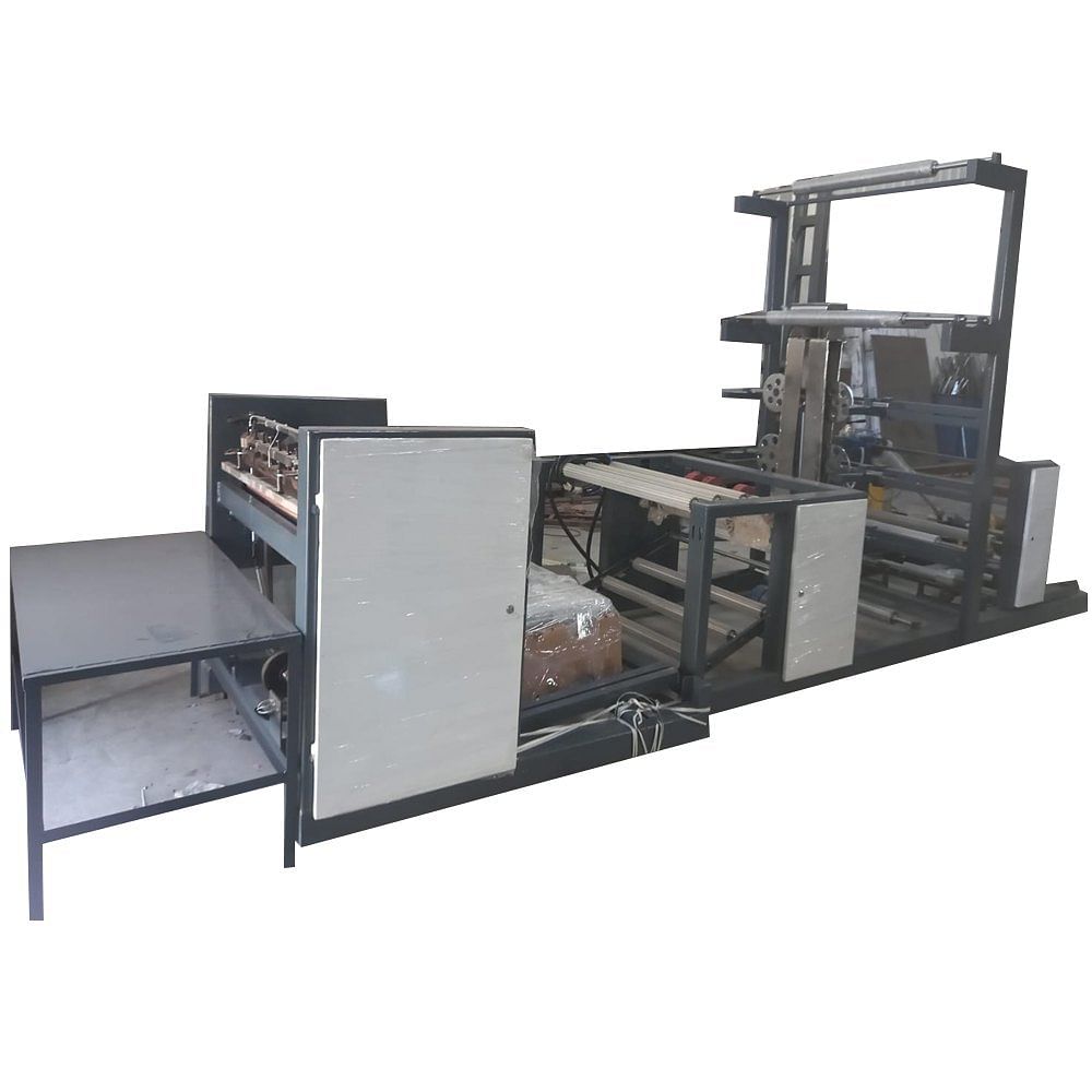 Mild Steel Automatic Woven Bag Cutting Machine, For Industrial, Capacity: 80 bag/hr