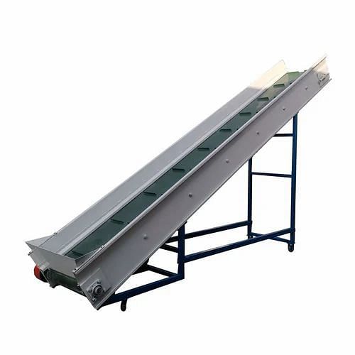 Mild Steel Belt Incline Conveyor System, Capacity: 500 Kg