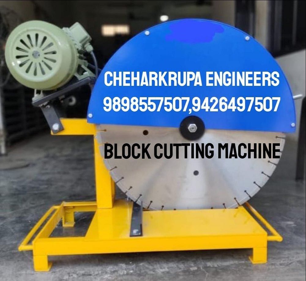 Mild Steel Block Cutting Machine, For Civil Construction, Manually