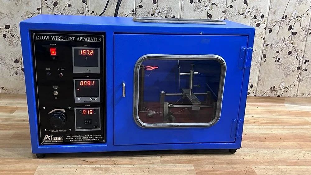 Mild Steel Blue Glow Wire Test Apparatus, For Cable Testing, Size: 400x600x350 in mm