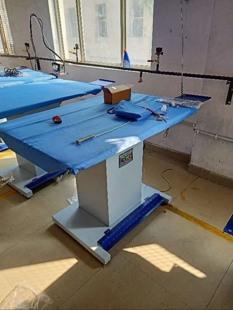 Mild Steel Blue IRONING TABLE, MS