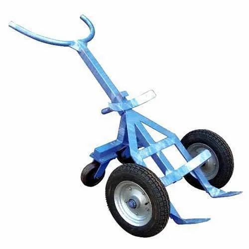 Mild Steel Blue Scooter Wheel DrumTrolley, For Industrial