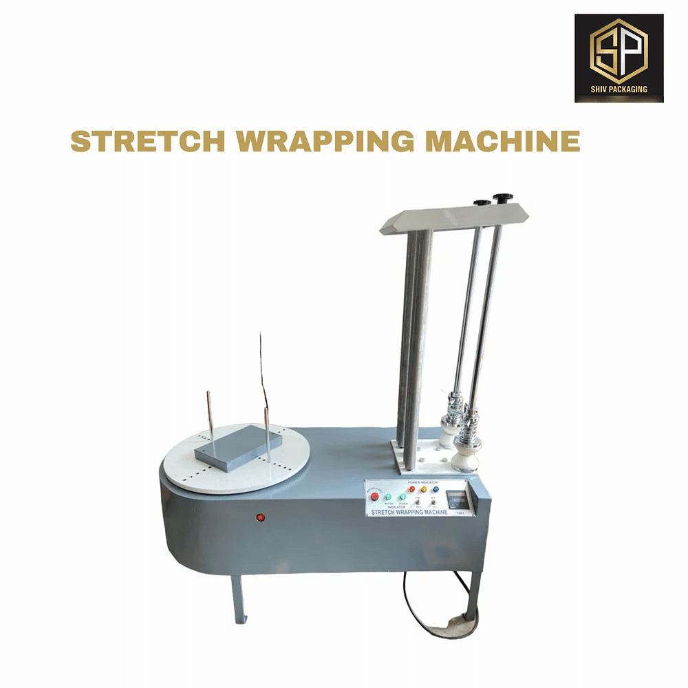 Mild Steel Box Stretch Wrapping Machine, Model Name/Number: SP007, Automation Grade: Semi-Automatic