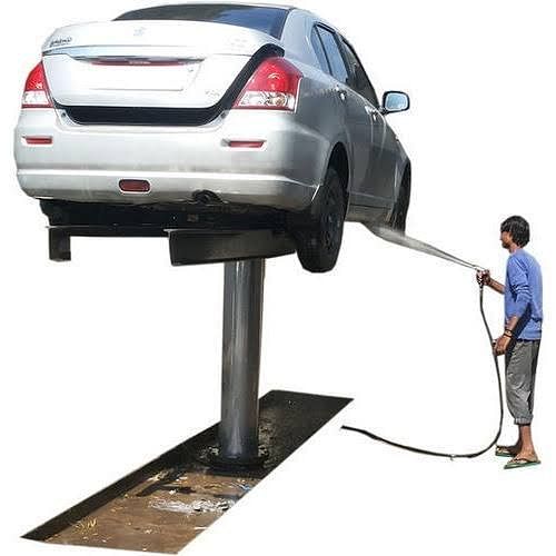 Mild Steel Car Washing Lift, 2 Tons