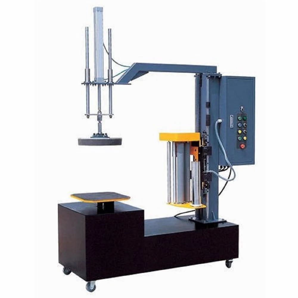 Mild Steel Carton Box Stretch Wrapping Machine, Automation Grade: Automatic