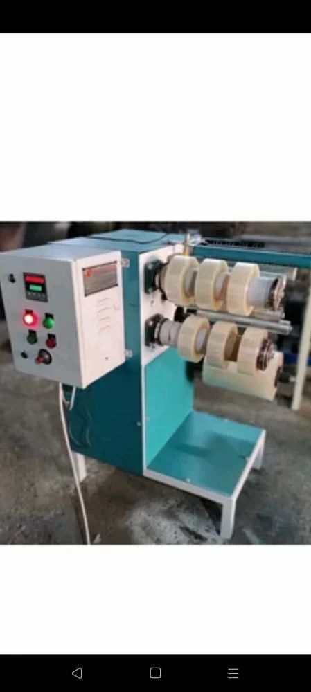 Mild Steel Cello Tape Making Machine, Single Phase, Production Capacity: 500 Roll/Hour