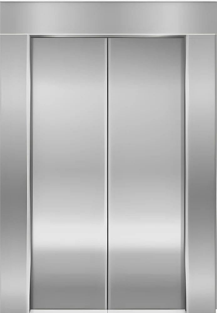 Mild Steel Center opening Ms Powder Coated Elevator Door