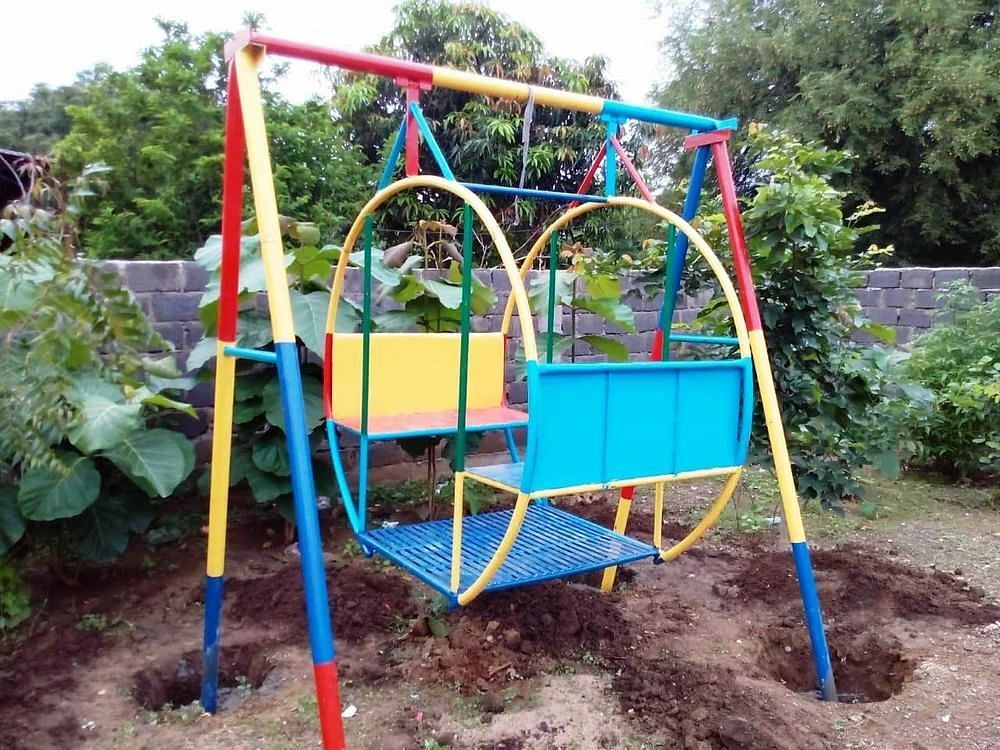 Mild Steel Circular Playground Swings