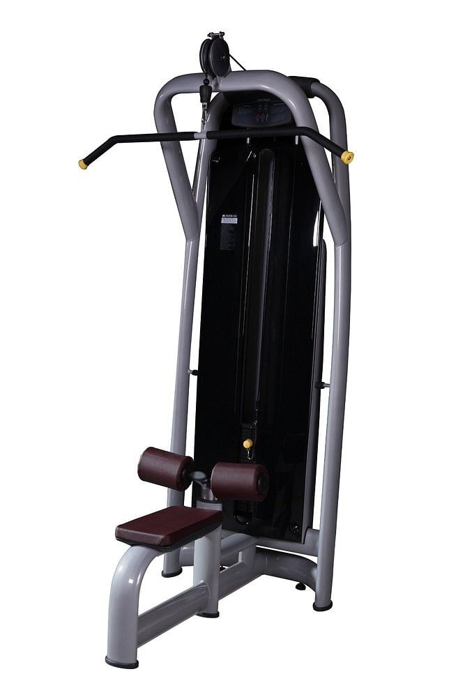 Mild Steel Commercial Lat Pulldown With Rowing Machine, For Gym