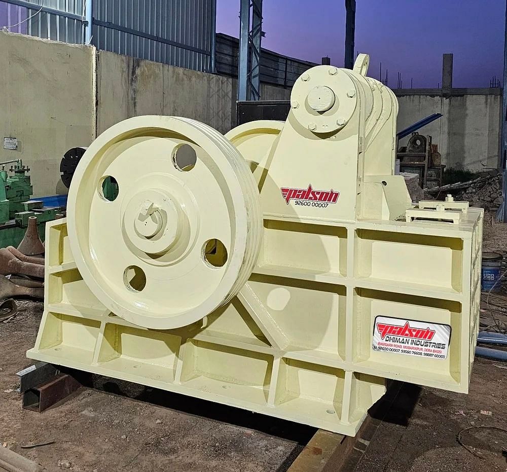 Mild Steel Double Toggle Jaw Crusher, 200 kw