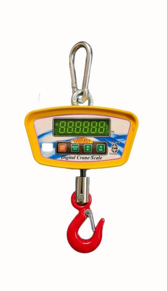 Mild Steel EVERFAST 200KG DIGITAL HANGING WEIGHING SCALE (ORANGE), For Fruit Stalls, Model Name/Number: REH-200