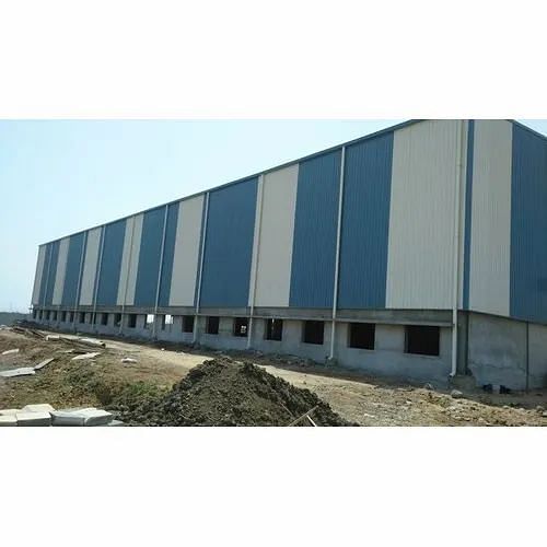 Mild Steel Factory Shed