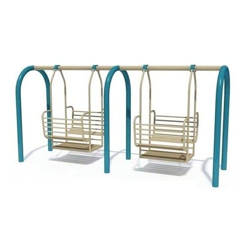 Mild Steel FRP PF-408 Double Six Seater Children Garden Swing