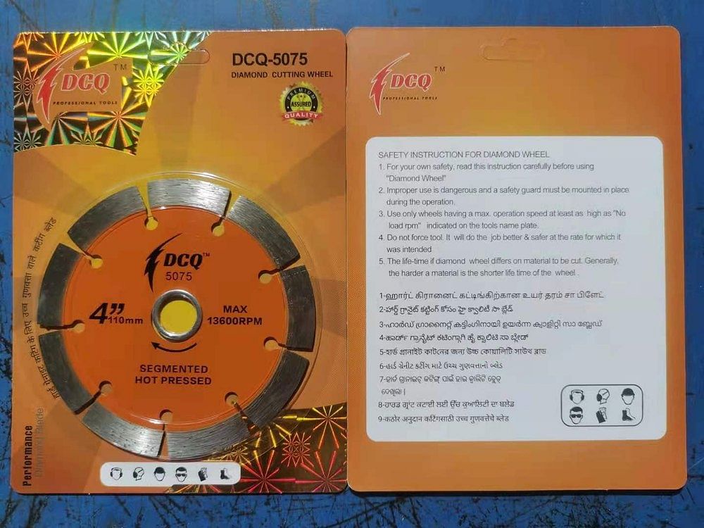 Mild Steel Granite Saw Blade, For Industrial, Model Name/Number: Dcq 5055 & 5075