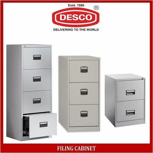 Mild Steel Gray Filing Cabinets Desco, For Hospital