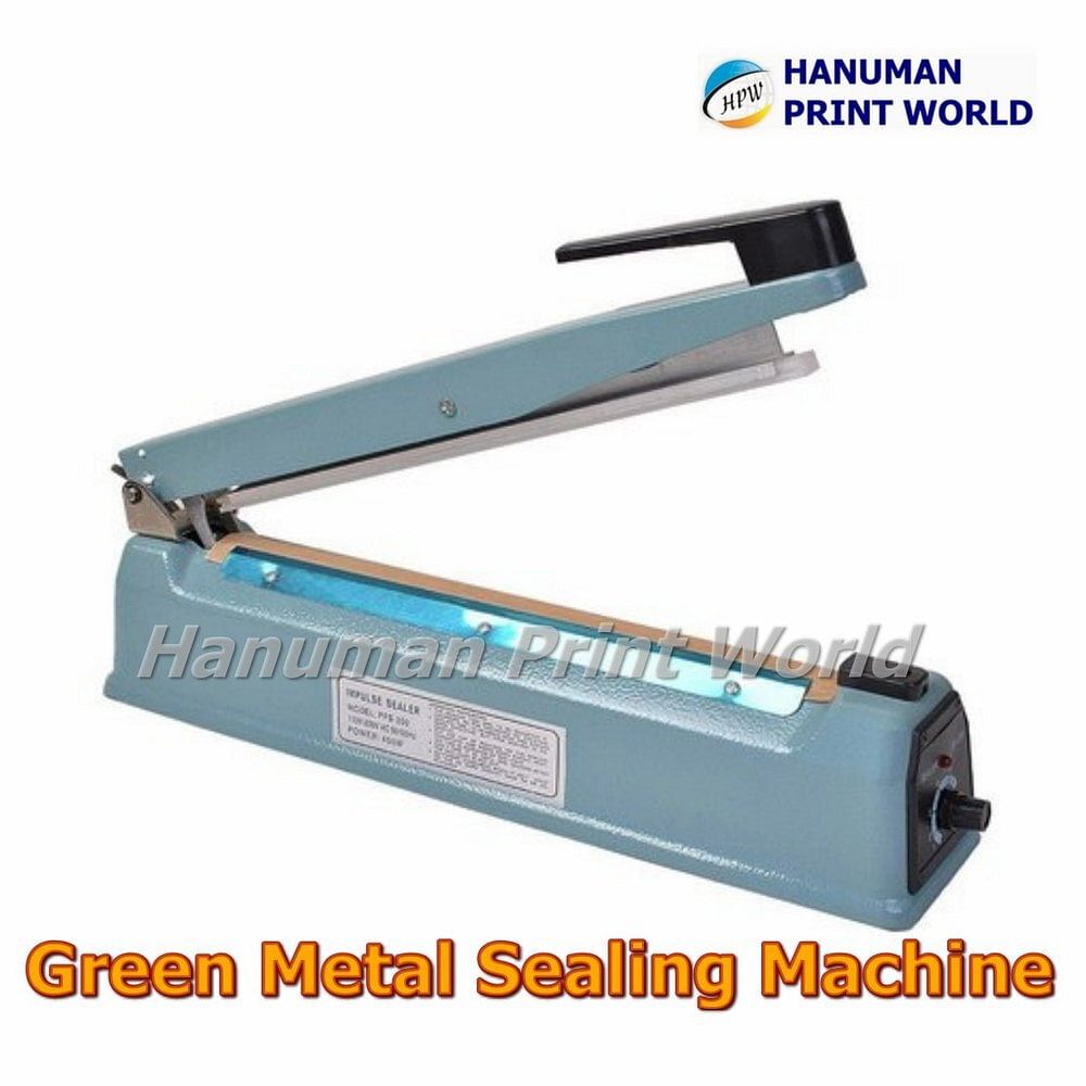 Mild Steel Green Metal Sealing Machines, Packaging Type: Box