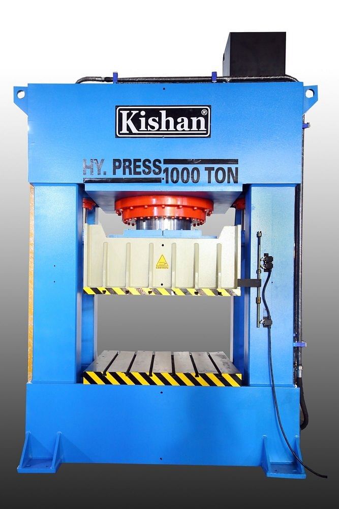 Mild Steel H Frame Hydraulic Press, Automation Grade: Automatic, Capacity: 10-3000 Ton