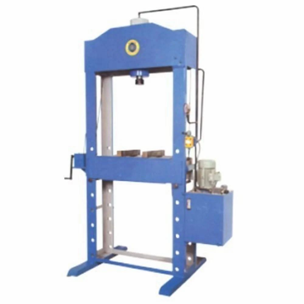 Mild Steel H Frame Hydraulic Press, Capacity: upto 50 ton