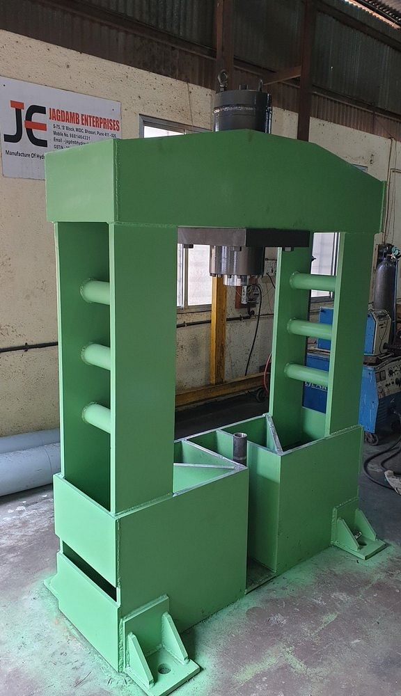 Mild Steel H Frame Hydraulic Press, Automation Grade: Automatic