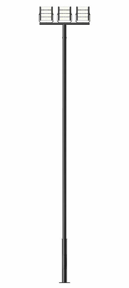 Mild Steel High Mast Lighting Pole, For Outdoor, 9 M