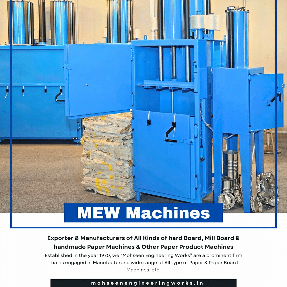 Mild Steel Hydraulic Baling Press Machine