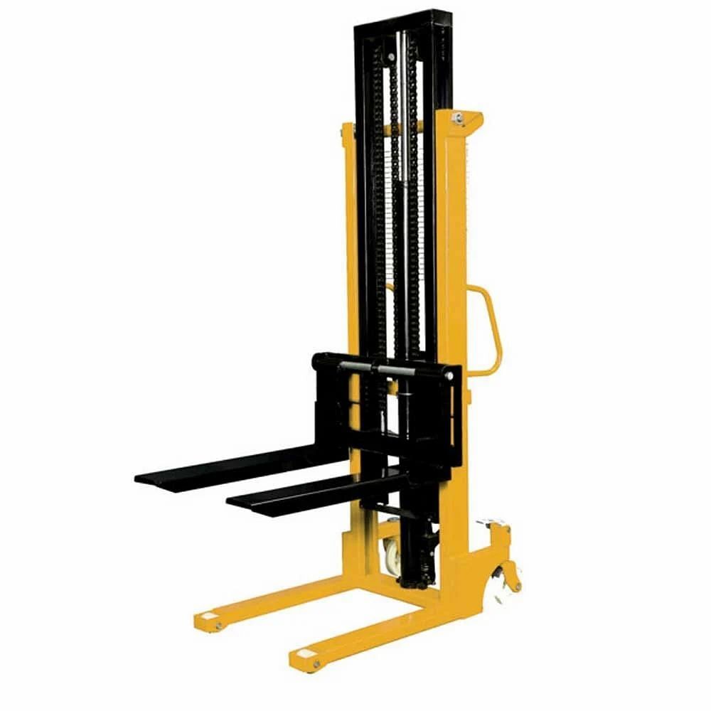 Mild Steel Hydraulic Manual Hand Stacker, For Industrial, Capacity: 1 ton