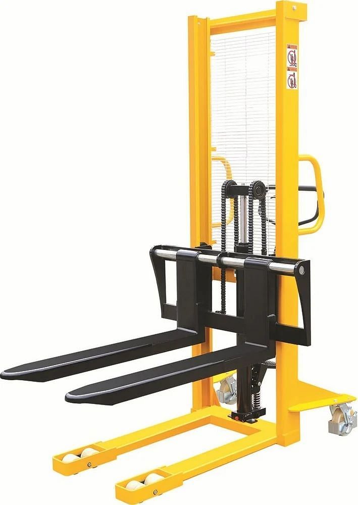 Mild Steel Hydraulic Manual Stacker, For Material Handling