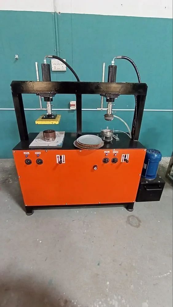 Mild Steel Hydraulic Paper Plate Making Machine, Capacity: 4000pc/hr