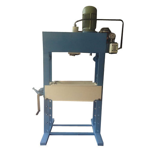 Mild Steel Hydraulic Press (H Frame Hydraulic press), Automation Grade: Automatic