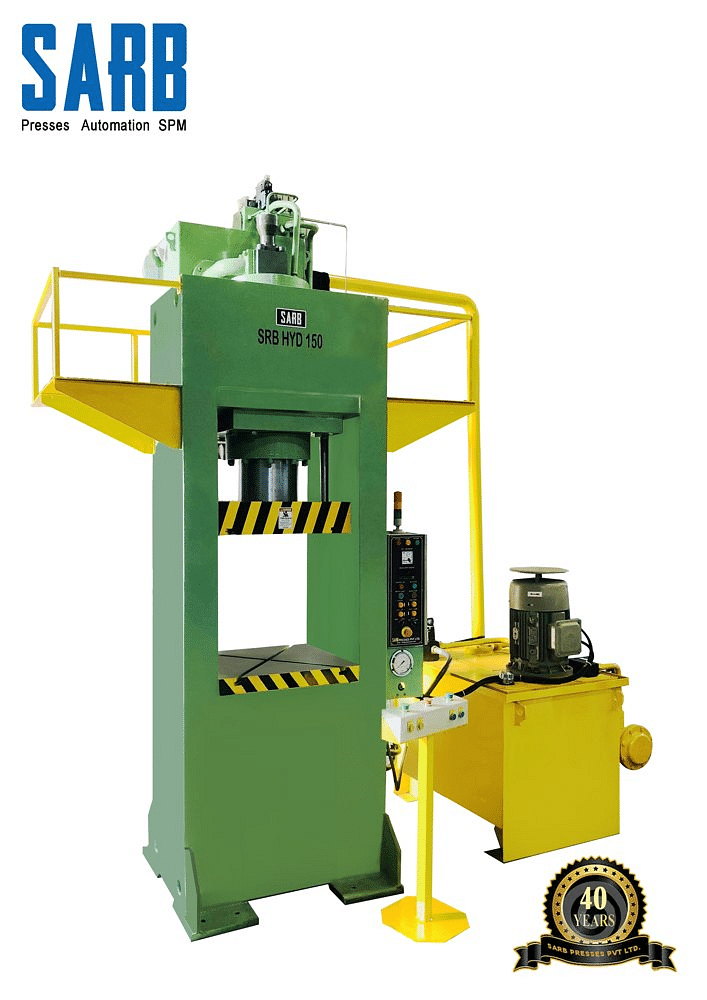 Mild Steel Hydraulic Presses, Filtration Capacity: 150 Ton