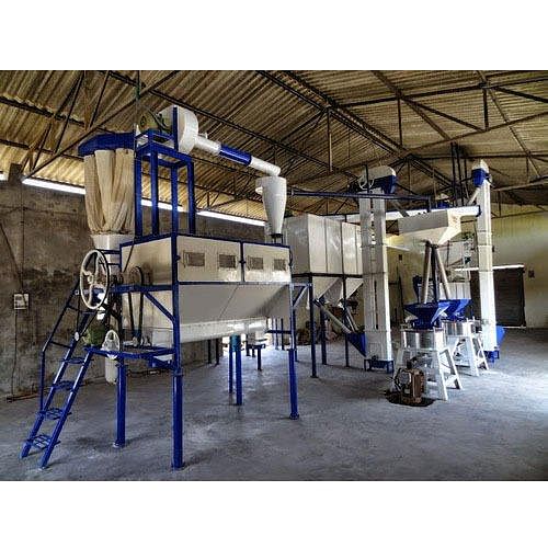 Mild Steel Industrial Flour Mill Machine