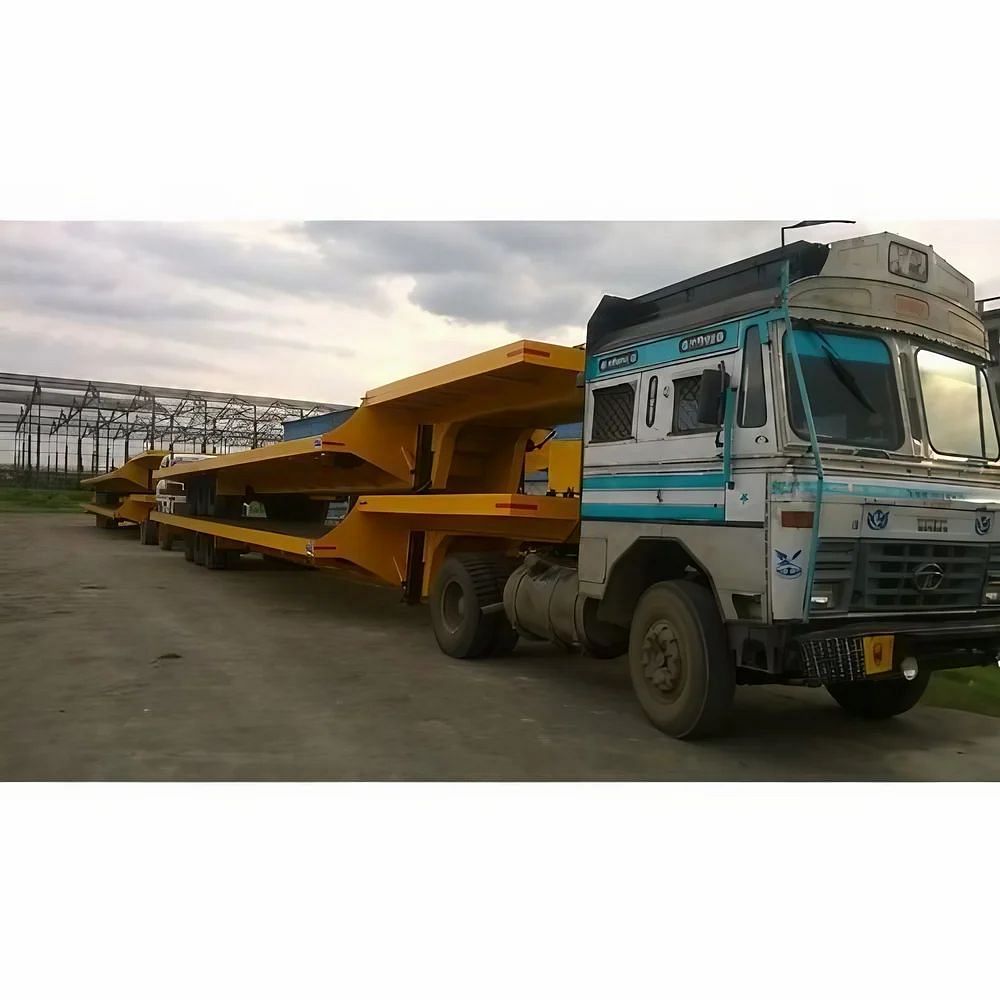 Mild Steel Low Bed Semi Trailers