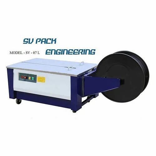 Mild Steel Low Table Box Strapping Machine, Model: Sv- 07L