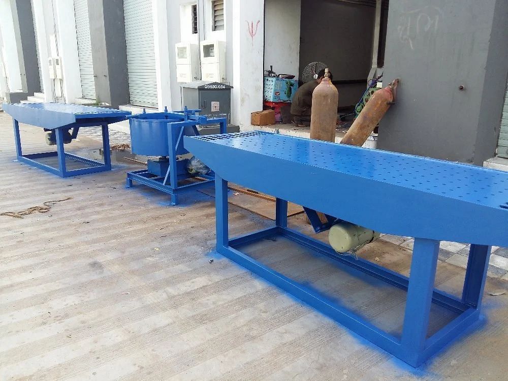 Mild Steel Manual Paving Block Making Machine, For Industrial