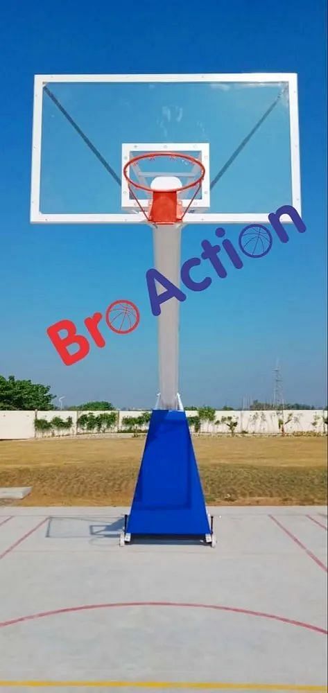 Mild Steel Movable 10 Feet Basket Ball Pole