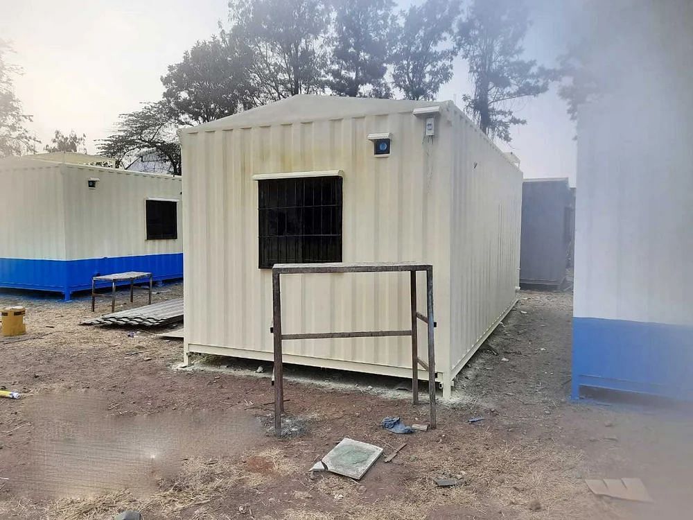 Mild Steel MS Portable Cabin, For Office