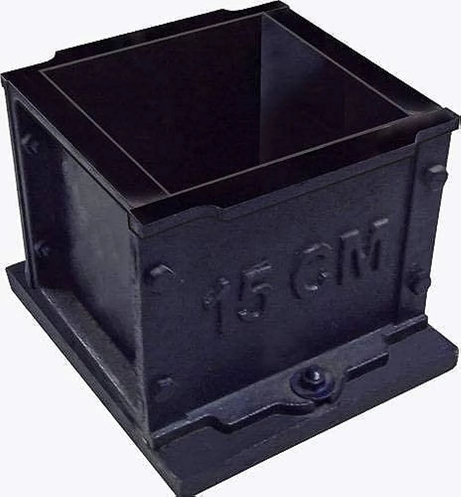 Mild Steel Non ISI Cube Mould, Size: 150 mm