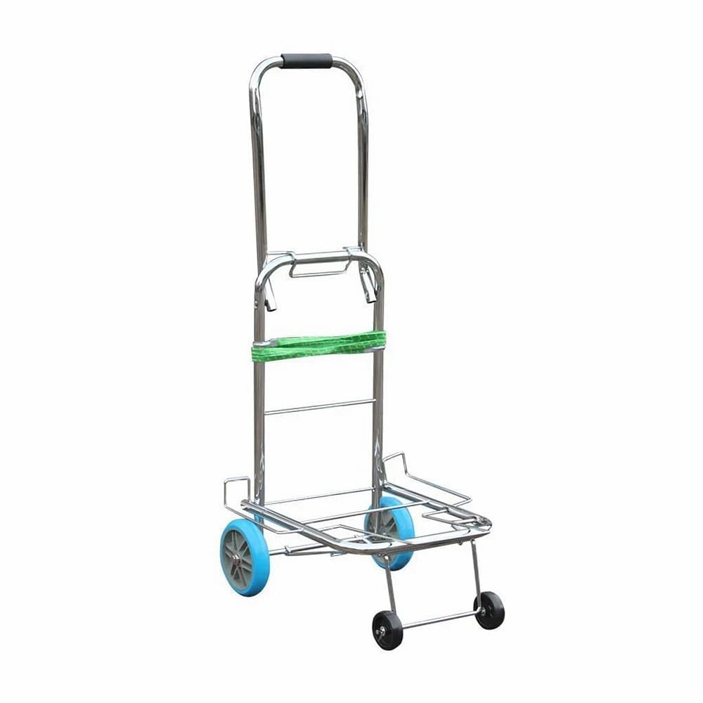 Mild Steel Nylon Hand Trolley, For Carry Material, Load Capacity: 200-250 kg