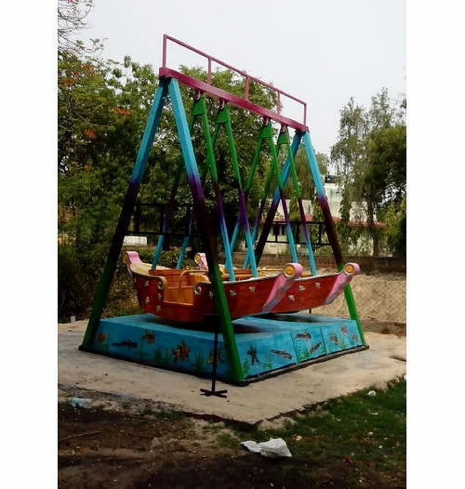 Mild Steel Oval Kids Amusement Swing Ride