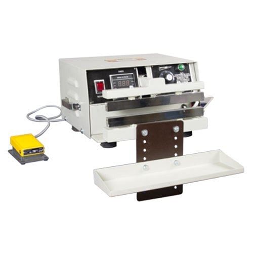 Mild Steel Pneumatic Direct Heat Sealer, Voltage: 220V, Capacity: 60 Tray/Hr