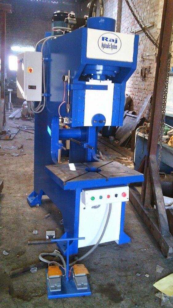 Mild Steel Raj C Frame Press Machine 50 ton, Capacity: 80 Tons