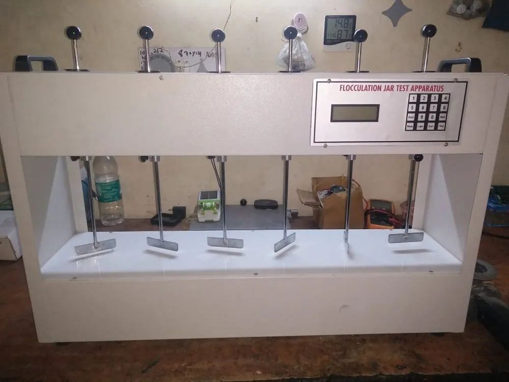 Mild Steel Rectangular Digital Floculator Apparatus, For Laboratory, Model Name/Number: SSE-28