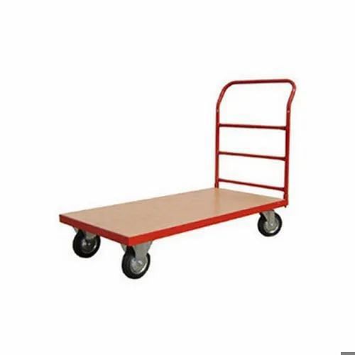 Mild Steel Red Industrial Shifting Trolley, Loading Capacity: 100-150 Kg