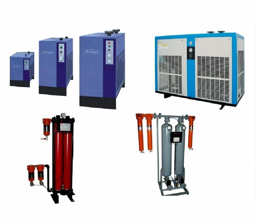 Mild Steel Refrigerated Air Dryer, 220 V, Automation Grade: Automatic